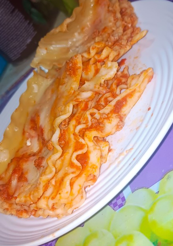 Una foto de Lasagna a la boloñesa