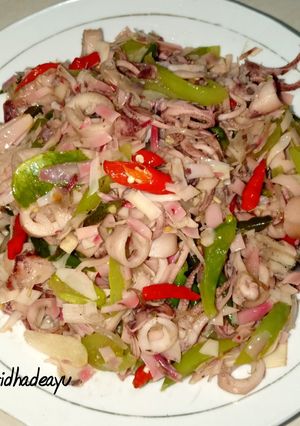Foto resep Cumi Asin Kecombrang