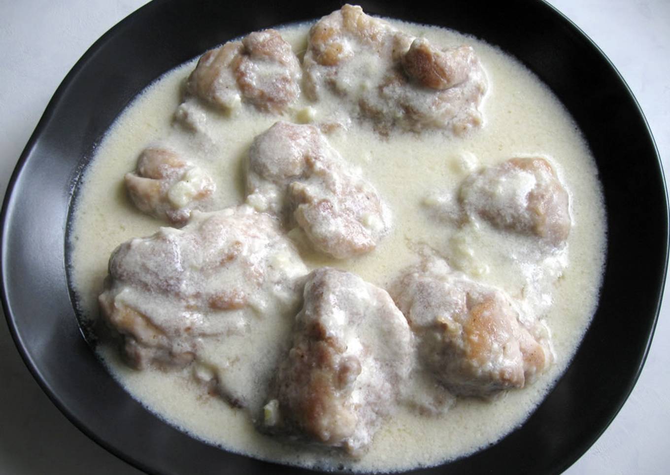 Chicken Simmered in Milk