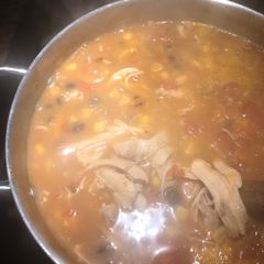 A picture of Chicken Tortilla Soup.