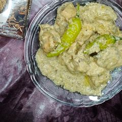 A picture of Chicken White Karahi.