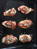 Filetes de pollo “pizza”