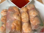 A picture of vietnamese spring rolls