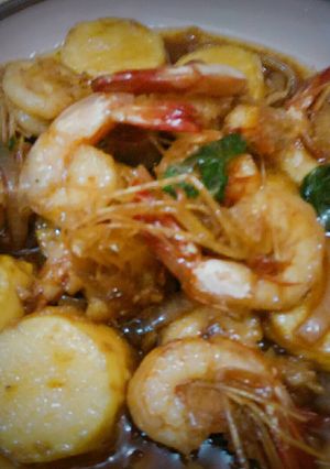 Foto resep Udang Tofu Goreng Saus Mentega