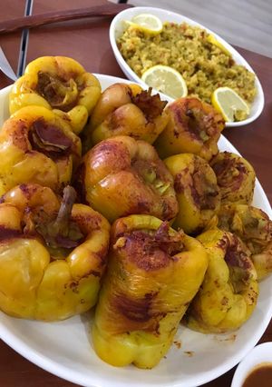 صورة لوصفة فلفل رومي محشي