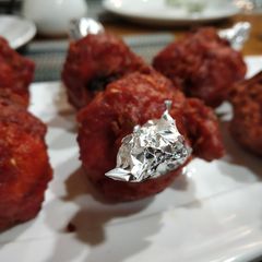 Chicken lollipop A picture of Chicken lollipop.