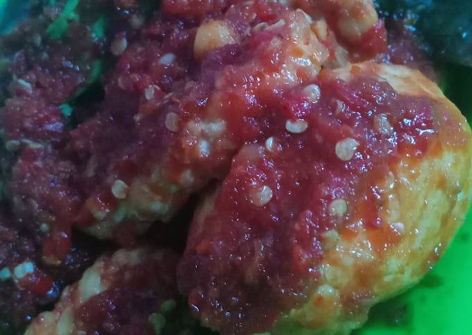 Tempe Tahu Telur Bumbu Bali