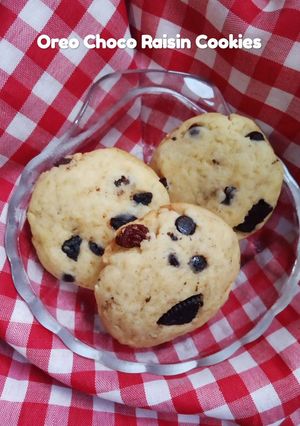 Foto resep Oreo Choco Raisin Cookies