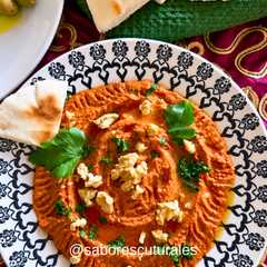Una foto de 🇸🇾🌶️ Muhammara 🍽️ Untable de Pimientos Rojos Asados