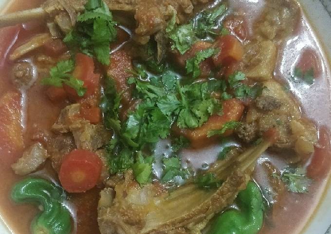 Gajar Gosht / Carrots with meat