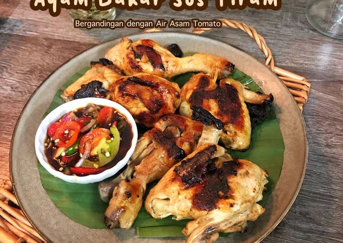 Resipi Ayam Bakar Sos Tiram And Air Asam Tomato Oleh Salina Jalaludin