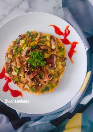 Foto resep Omelette Jamur