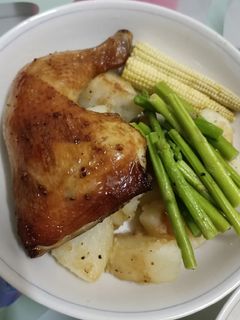 氣炸雞腿排 的食譜成品照片