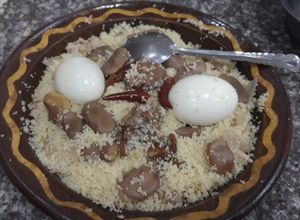 Une photo de Couscous aux fèves sèches