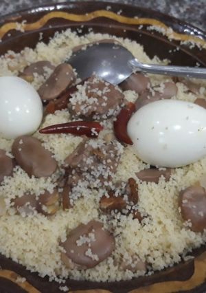 Une photo de Couscous aux fèves sèches