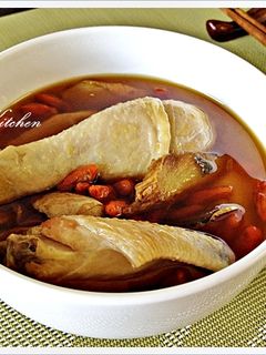 香濃枸杞麻油雞.Goji Berry Sesameoil Chicken 的食譜成品照片