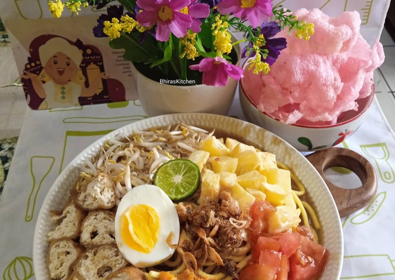4.) E-Mie Medan Homemade
