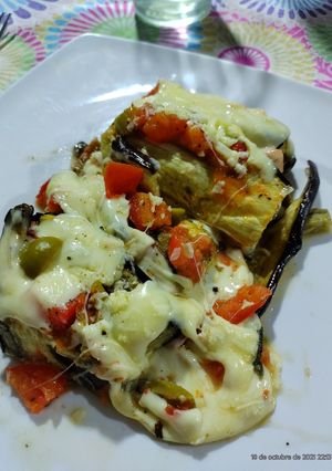 Una foto de ~Lasagna vegetariana~