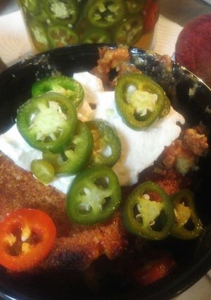 A picture of Cornbread and Pork Casserole.