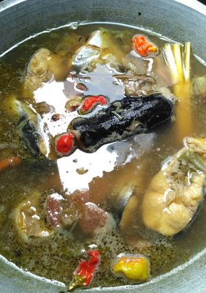 Foto resep Pindang Patin kuah bening simple
