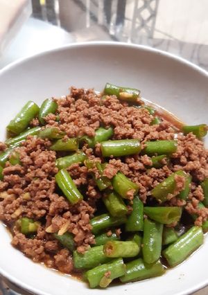 Foto resep Tumis buncis daging cincang