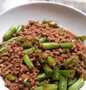 Cara Sederhana Membuat Resep  Tumis buncis daging cincang yang Menggugah Selera, Enak Banget