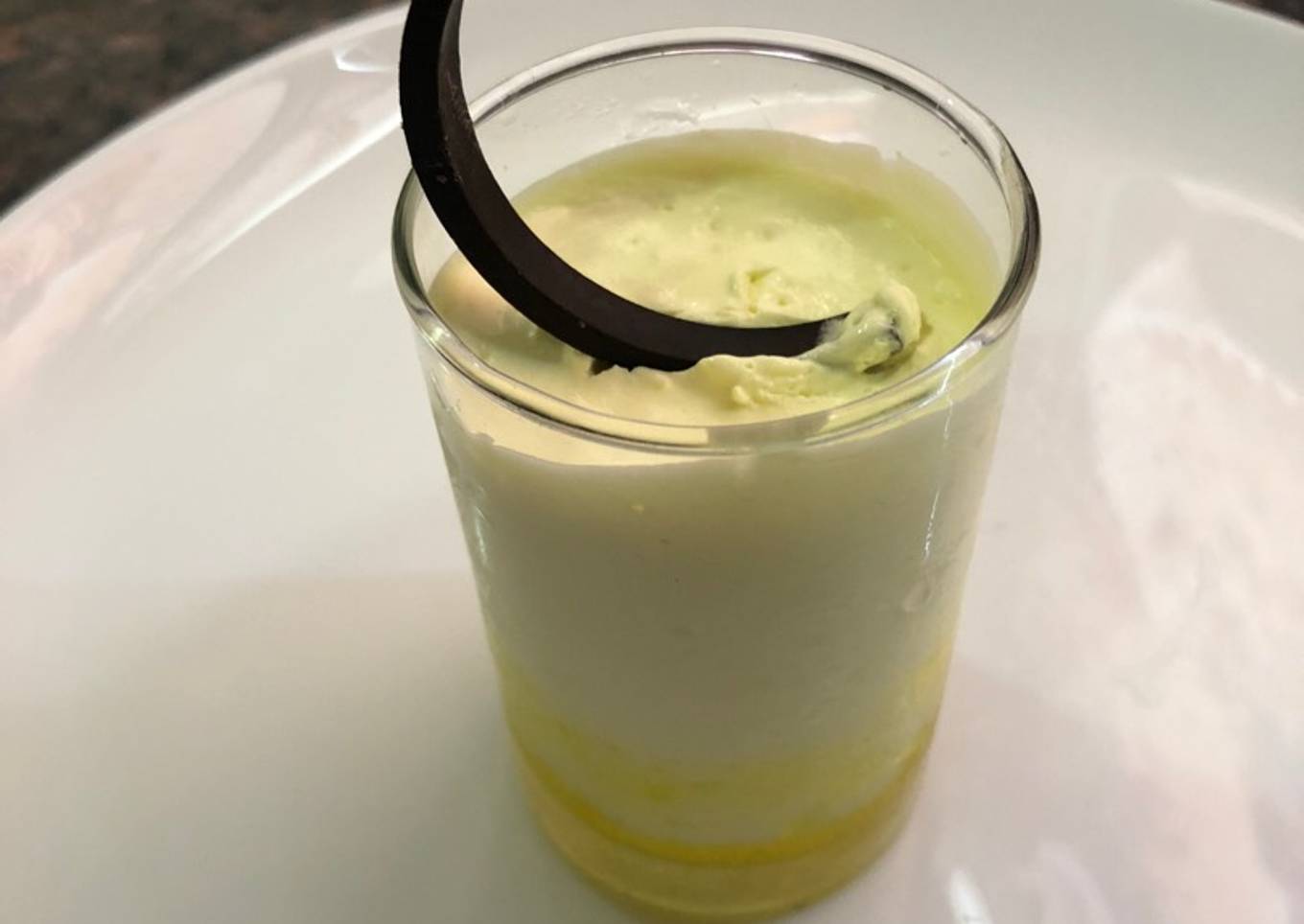 Mango soufflé