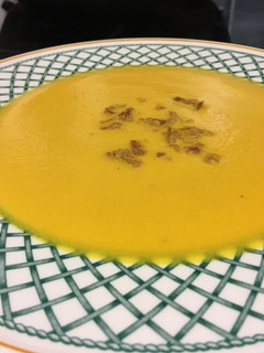 Una foto de Crema de calabaza