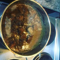 A picture of Spicy Pork Bicol Express.