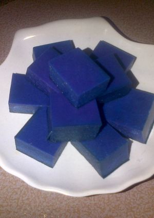 Foto resep Puding Busa Biru