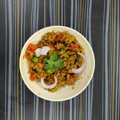 A picture of Soya Bhurji.