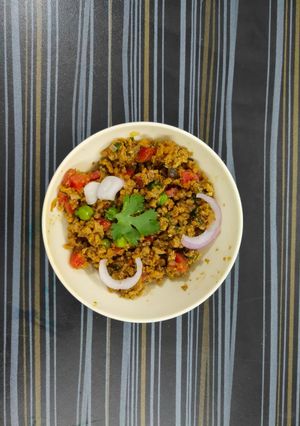A picture of Soya Bhurji.