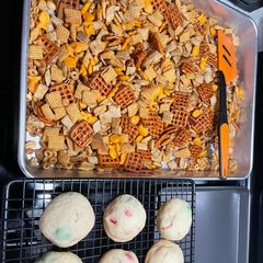 A picture of Chex Mix.