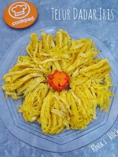 Foto resep Telur Dadar Iris