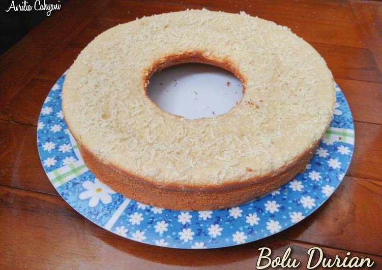 Resep Bolu/Proll Durian Lembut yang Menggugah Selera