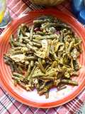 Omelette d'haricots verts