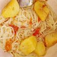 Spaghetti with potatoes