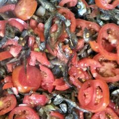 A picture of Fried fulu/sized omena.