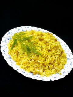 عکسی از دستور گل کلم پلو 😋😍