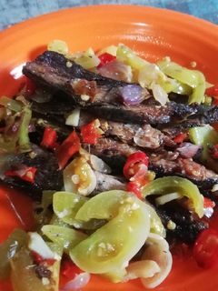 Foto resep Tumis tongkol tomat hijau