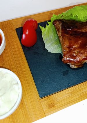 Фото Ребра🍖 під соусом "BBQ".
