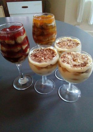 O poză a rețetei Tiramisu la pahar.