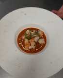Langostinos en salsa bisquet