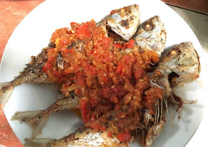 Ikan kembung balabala sambalado