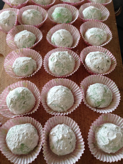 Foto resep Mochi pandan