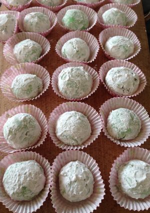 Foto resep Mochi pandan