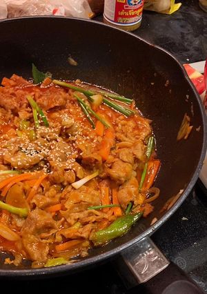 รูปของ หมูผัดโคชูจัง(เกาหลี) 🇰🇷🇰🇷