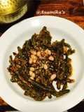 Zesty Lemony Garlicky Peanuts and Sesame Stir Fried French Green Beans