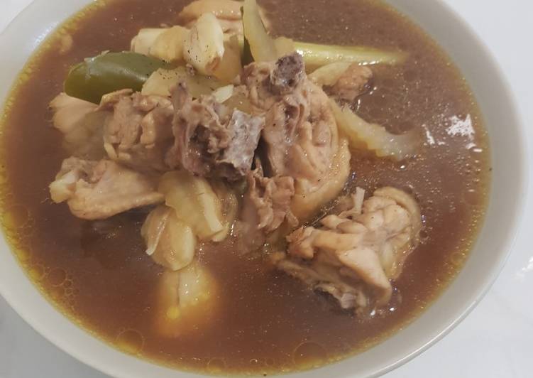 Chicken vinegar soup