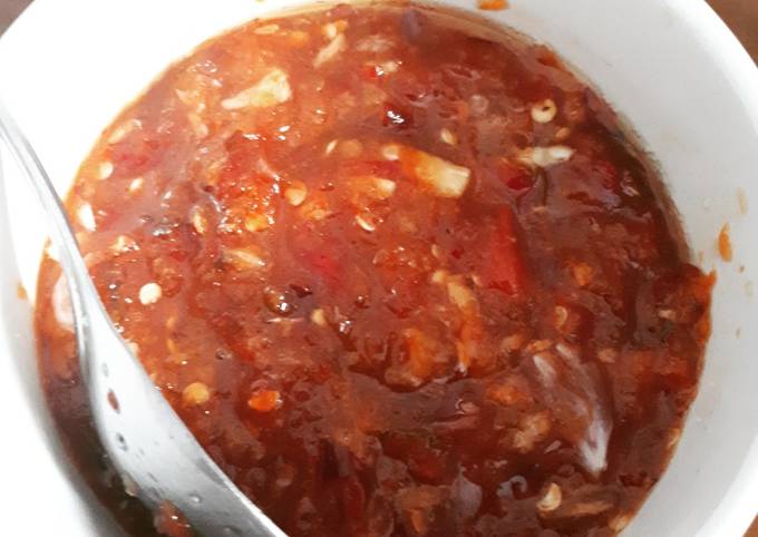 Sambel bawang mentah